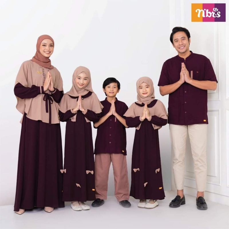 sarimbit nibras daania burgundy