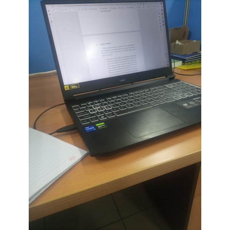 laptop acer presator i5 ram 8 gen 11