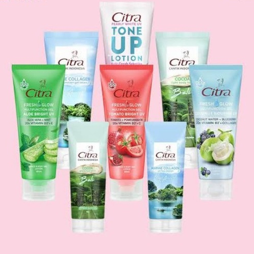 Citra HBL Gel Lotion/Pelembab Kulit Aneka Varian 180 ml