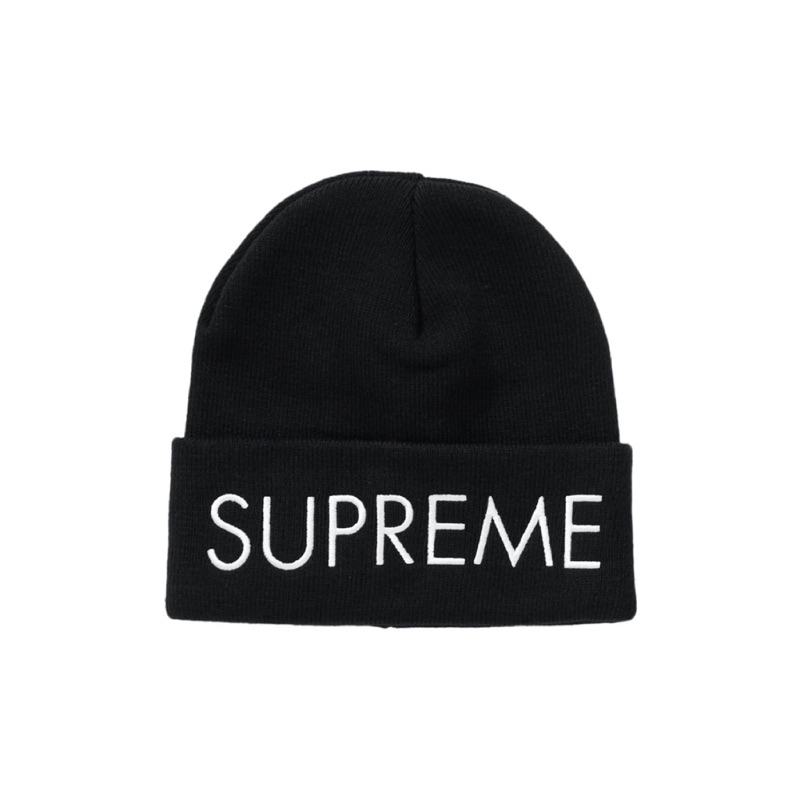 Sup. Capital Beanie Black