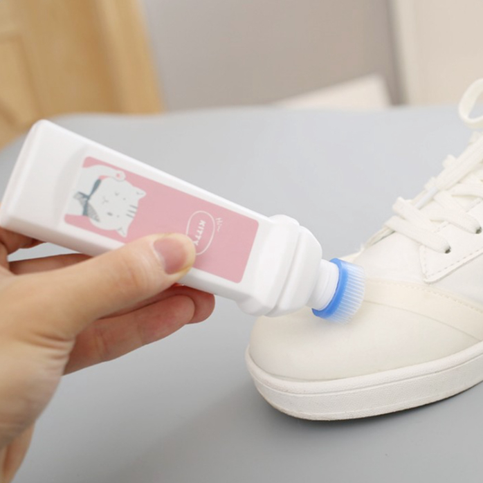 Cairan Pembersih Sepatu Dengan Brush (PTM) / Sikat Pembersih Sepatu Praktis / Semir Sepatu