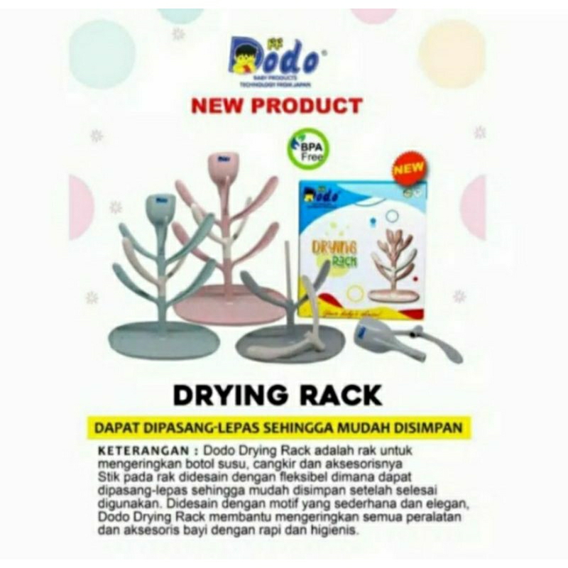 Dodo Baby Drying Rack rak pengering botol susu bayi