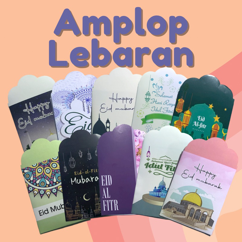 

AMPLOP LEBARAN MEDIUM ( 6 pcs isi 2 motif )