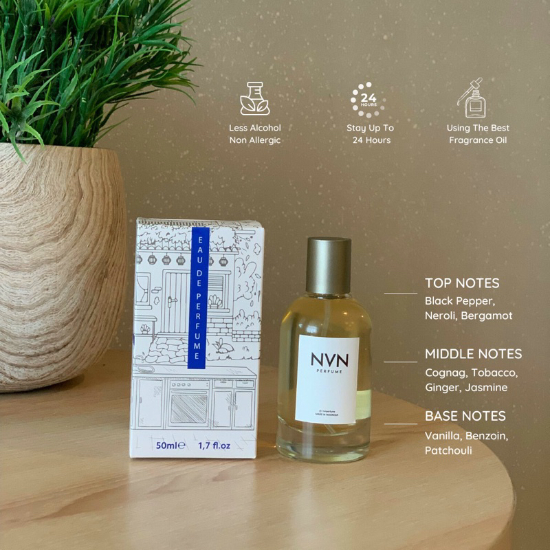 NVN Perfume Enigma Dove - Parfum Pria - Extrait de Parfum