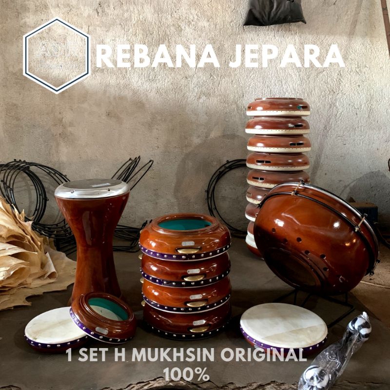 1 SET HADROH REBANA H MUKHSIN ORIGINAL 100% BERKUALITAS
