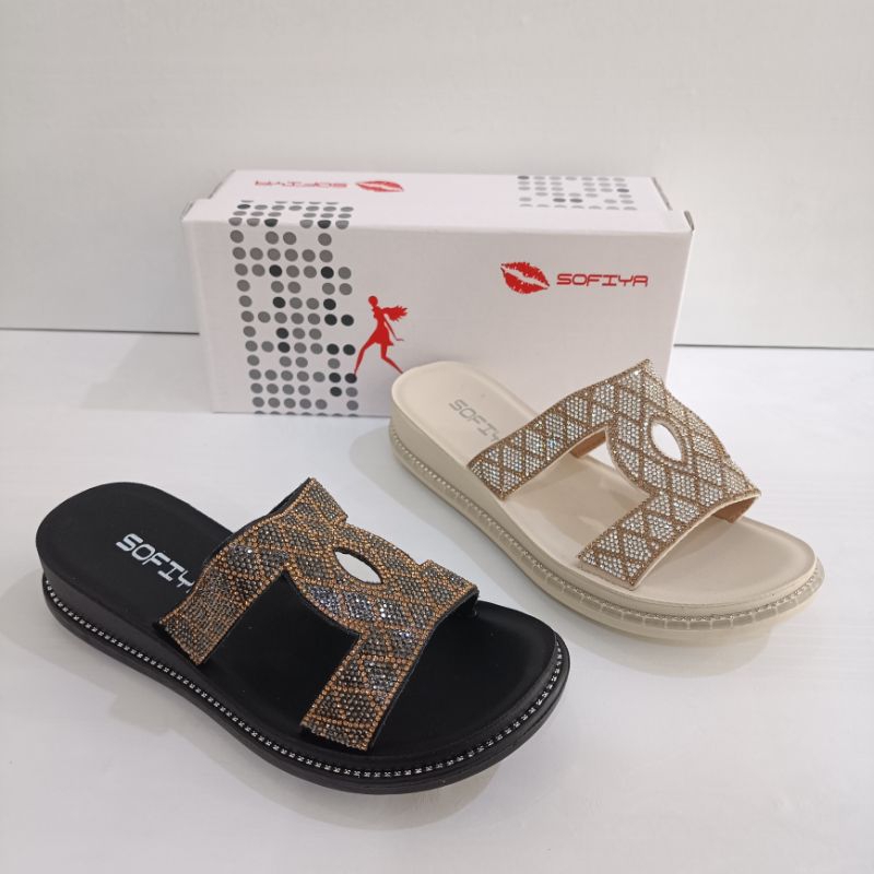 Sandal Flat Sofiya Haq rendah sedang 3,5cm tipe 2213-3 | Sandal Fashion Sofiya 2213-4 | Sandal Import Sofiya | Sandal Impor Sofiya