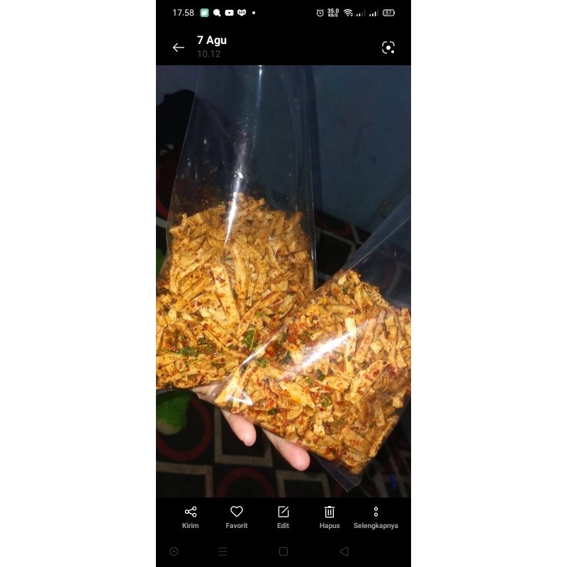 

BASRENG PEDAS DAUN JERUK 250GRAM