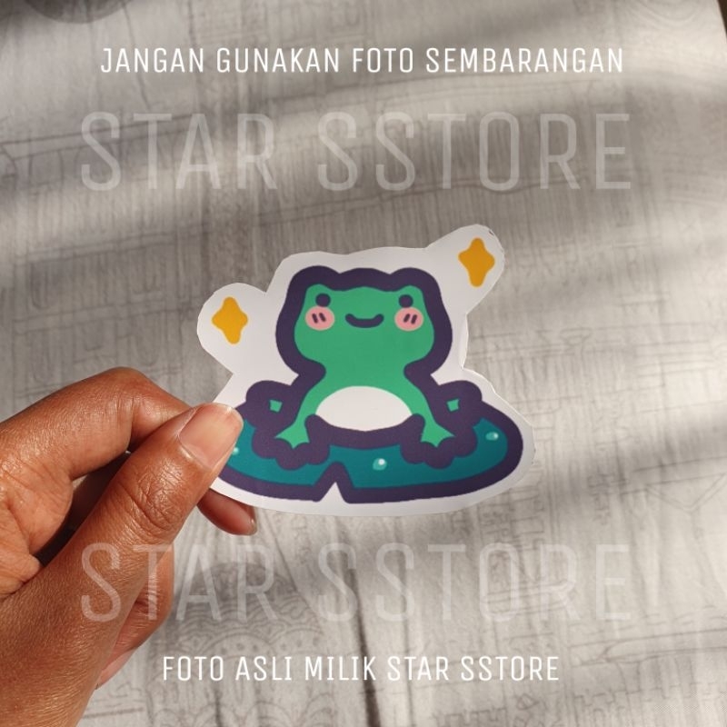 

Stiker Kodok Daun Leaf Frog Sticker