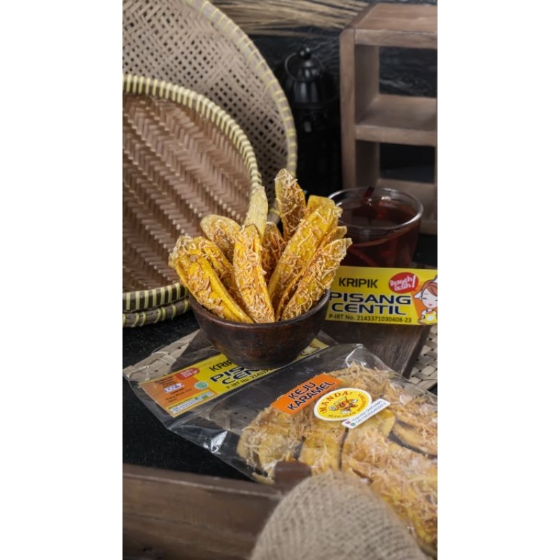 

Keripik Pisang Keju Caramel Centil Khas Magelang 250gr