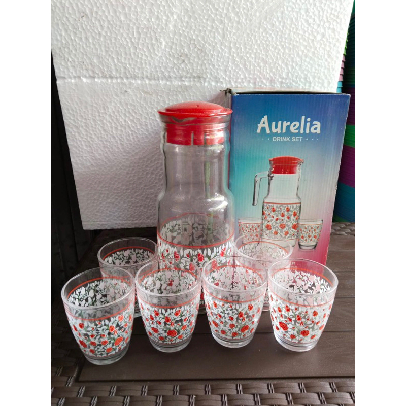 DRINK SET TEKO SET | PITCHER + 6PCS GELAS