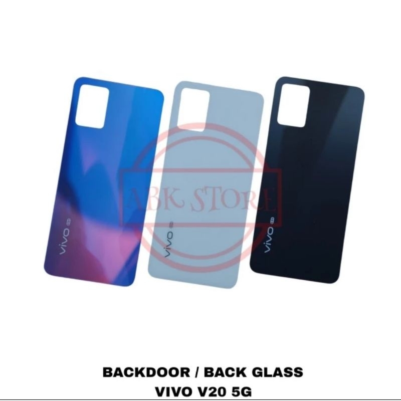 BACKDOOR BACK COVER VIVO V20 4G DAN VIVO V20 5G HOUSING TUTUP BELAKANG ORIGINAL BAHAN KACA