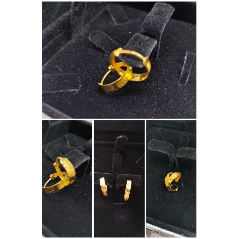 ANTING JEPIT EMAS 24K/EMAS MURNI 1GRAM