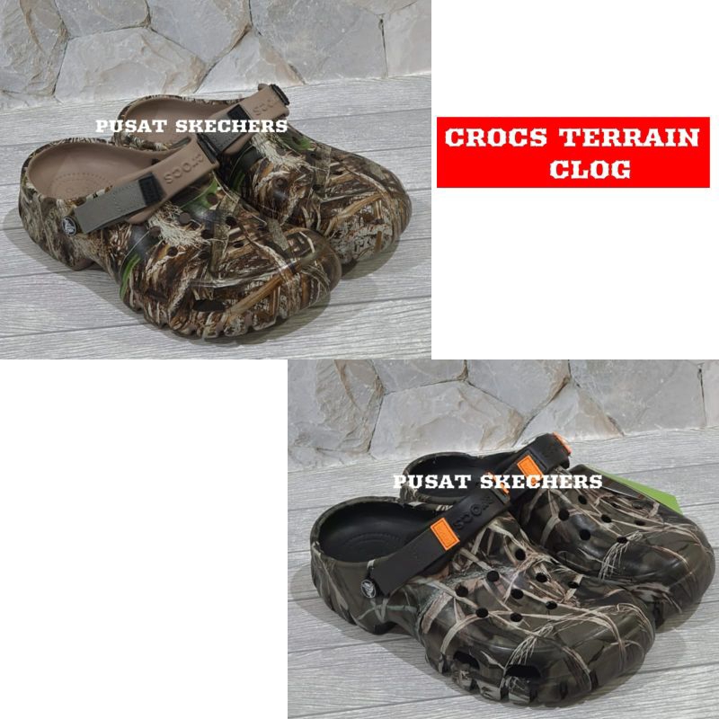 CROCS / SENDAL CROCS PRIA / SANDAL CROCS TERRAIN CLOG SLIP ON