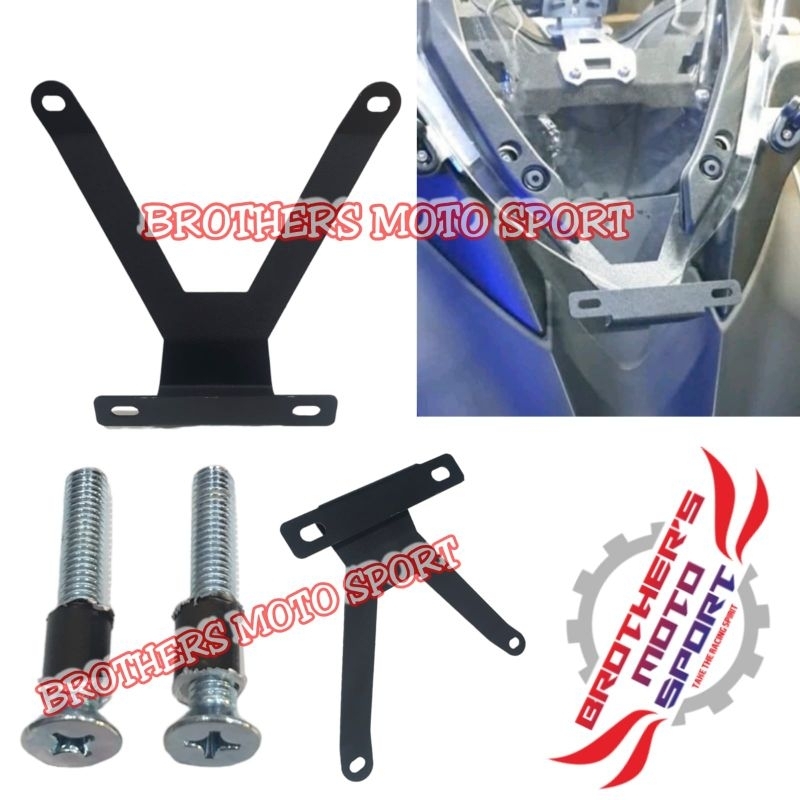 Bracket Dudukan Plat Nomor Bawah Visor Xmax Motor