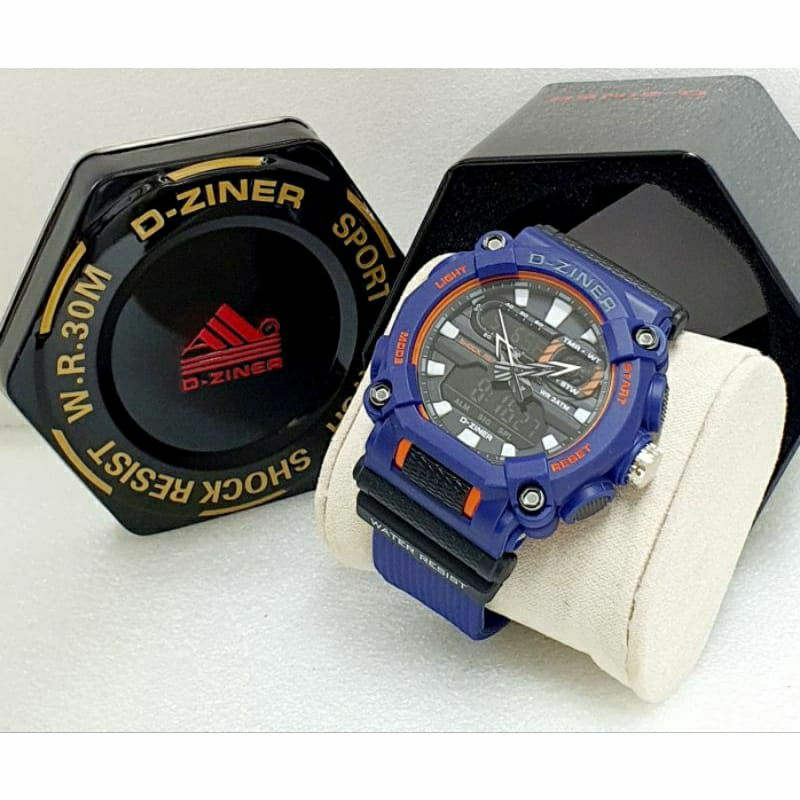 Jam Tangan Dziner 8299 Original Warna Kasual Favorit Kesukaan Pria Bisa COD