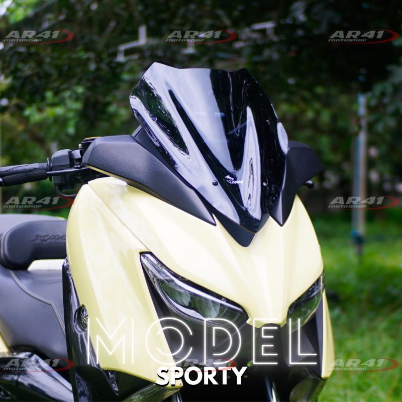 Windshield XMAX sporty, Visor XMAX, Kaca depan XMAX sporty