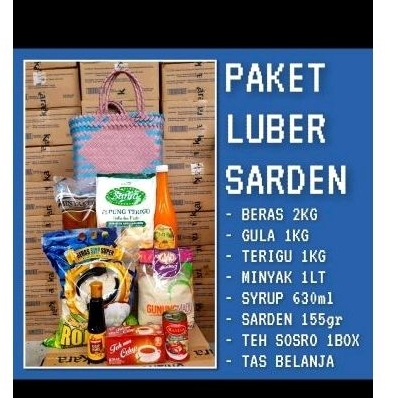 

paket luber sarden free tas belanja