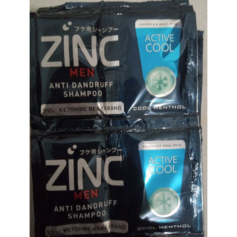Zinc shampoo men active cool