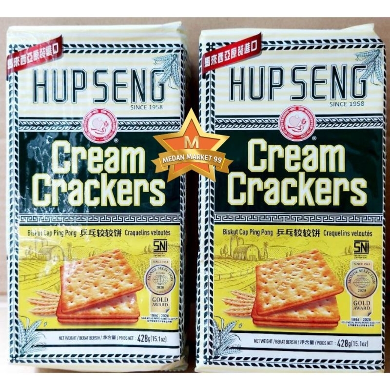 

HUP SENG CREAM CRACKERS 428 GR | BISCUIT | BISKUIT | HUPSENG