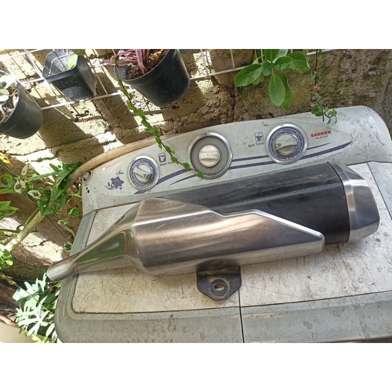 Slencer ninja 250 fi ninja 250fi injeksi silencer knalpot original ori copotan standar kelengkapan s