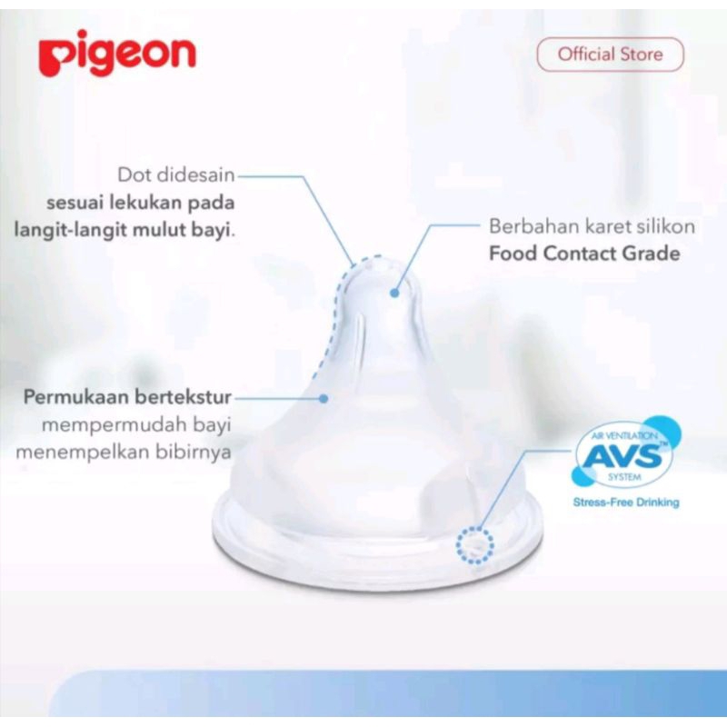 PIGEON BABY Botol Susu Bayi Standard / Wide Neck All Size Original