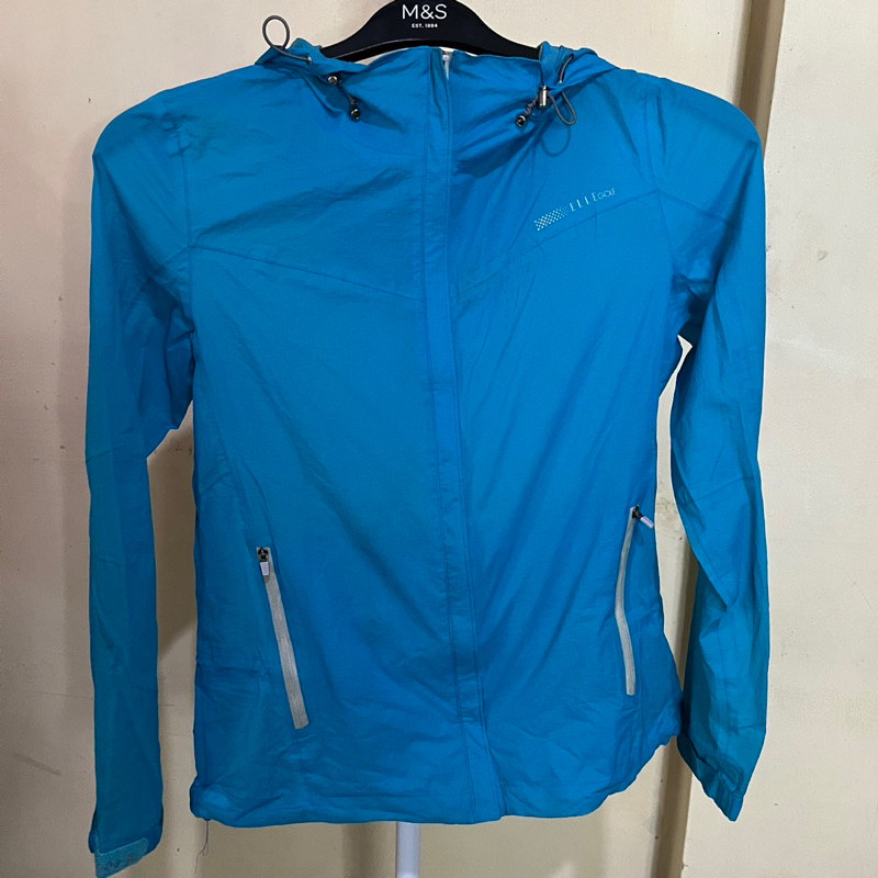 Thirft Jaket Running Merk Elle Golf Warna Biru Laut | Preloved | Second Murah
