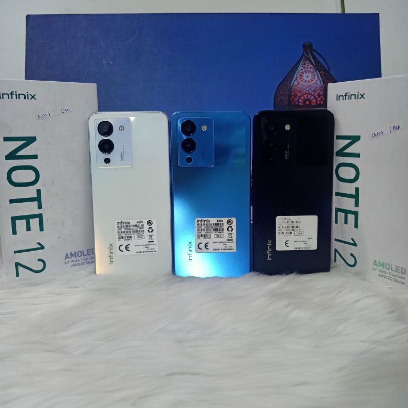 Infinix Note 12 8/256 Second Fullset Bekas Garansi Resmi