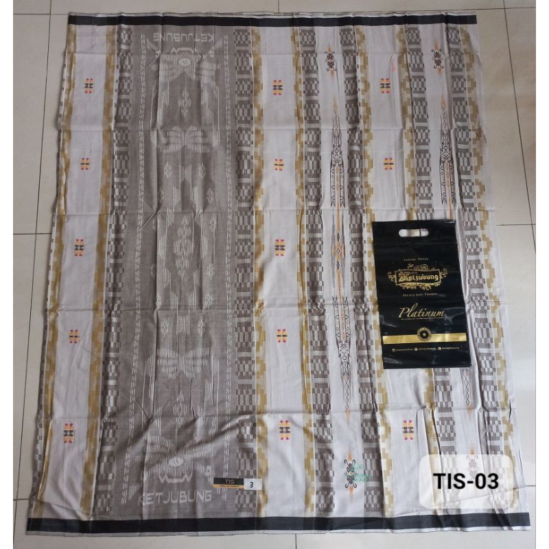 SARUNG KETJUBUNG PLATINUM TIS SILVER MURAH TANPA DOS