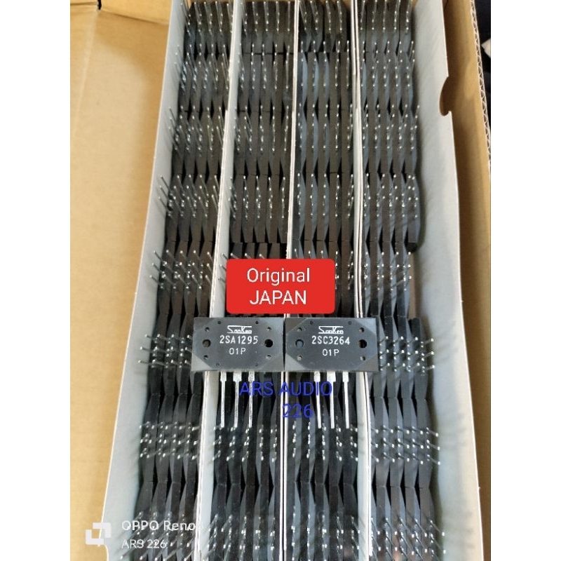 Transistor power SANKEN 2SA 1295 2SC 3264 JAPAN  SANKEN A 1295 C 3264 Original JAPAN 1set