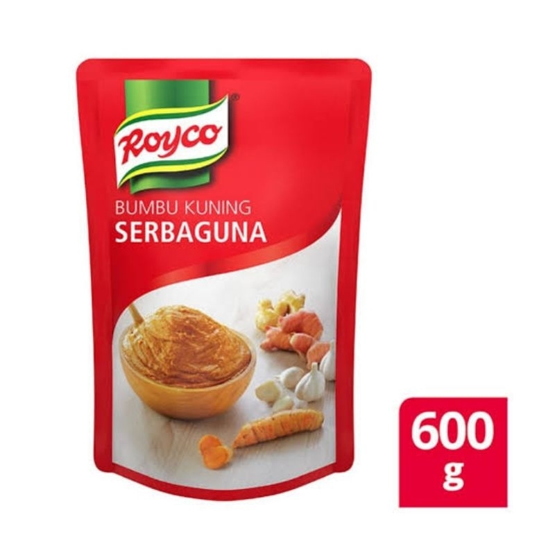 

ROYCO BUMBU KUNING SERBAGUNA SERBA GUNA 600 GRAM 600GR COCOK UNTUK USAHA BISNIS JUALAN MAKANAN MASAKAN DEPOT WARUNG RESTORAN RUMAH MAKAN DAPUR MASAK RESEP BUMBU AYAM GORENG PRAKTIS GILING HALUS REMPAH TUMIS ENAK SEDAP MANTAP ORIGINAL ASLI LIDAH INDONESIA