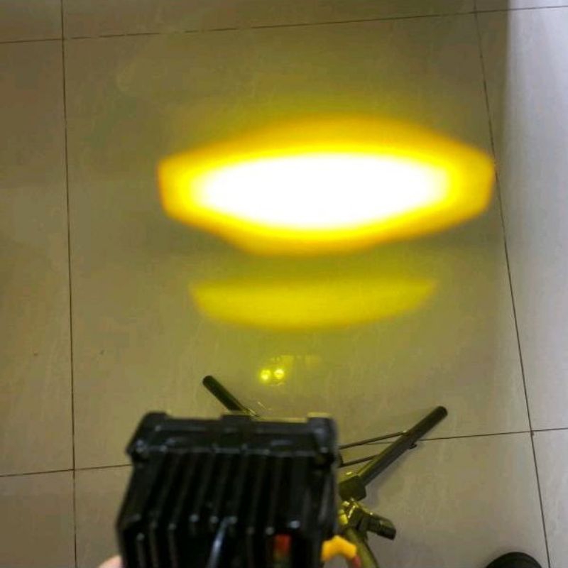 Lampu Tembak Sorot LED Laser 2 mata / lampu tembak SQL 2 mata polos super terang