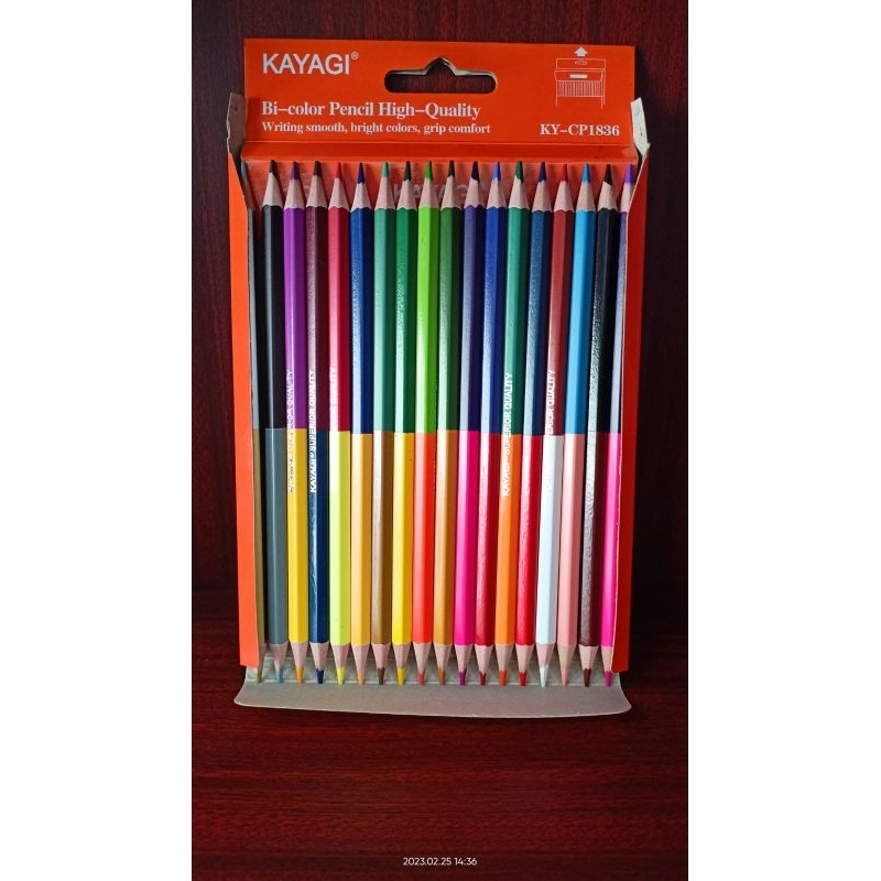 

PENSIL WARNA KAYAGI TWIN ISI 18BATANG 36 WARNA KY_CP1836