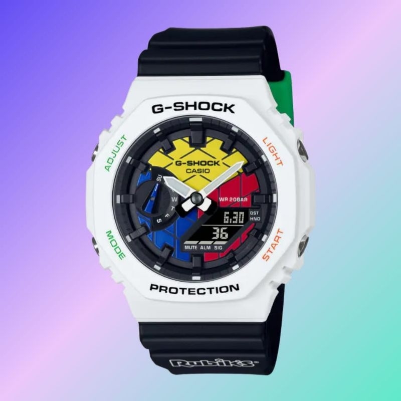 Jam tangan Sporty CASIO G-SHOCK GA2100 GA 2100 2110 Autolight fullset