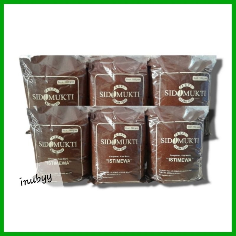 KOPI BUBUK MURNI SIDOMUKTI ISTIMEWA 1 KG KHAS MALANG