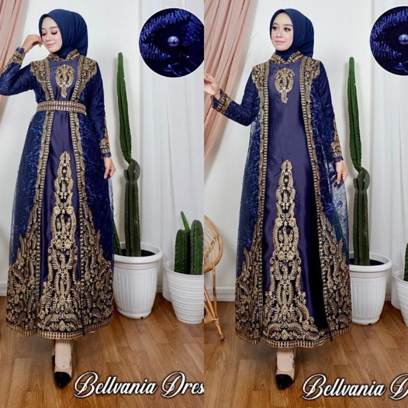 Abaya Belvania Prada Khasmir 104 Original Butik