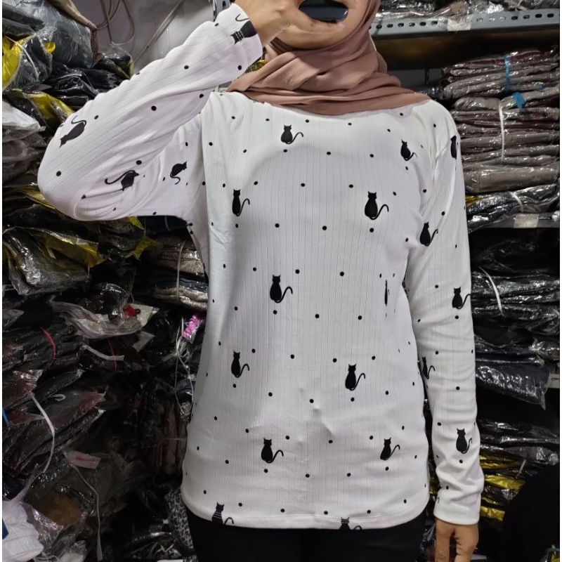 ATASAN KAOS TERBARU MOTIF LUCU LD 100 melar 120