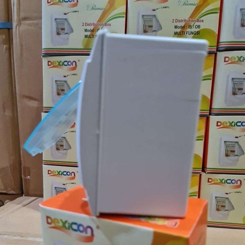 BOX MCB 2 Group Dexicon IB OB / MCB Box isi 2 Lampu Indikator Murah