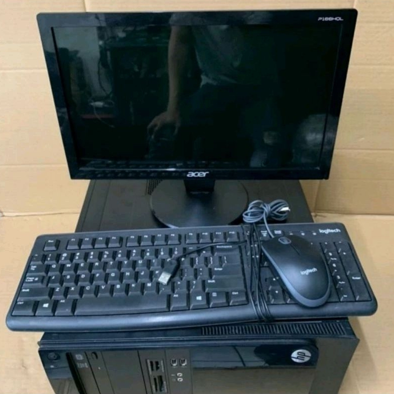 KOMPUTER PAKETAN PC HP PRO I3-2120 RAM 8GB HDD 500GB + MONITOR 16 INCH