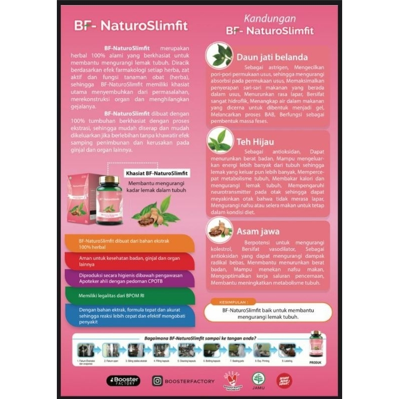 BF NaturoSlimfit Booster Factory by ummu balqis
