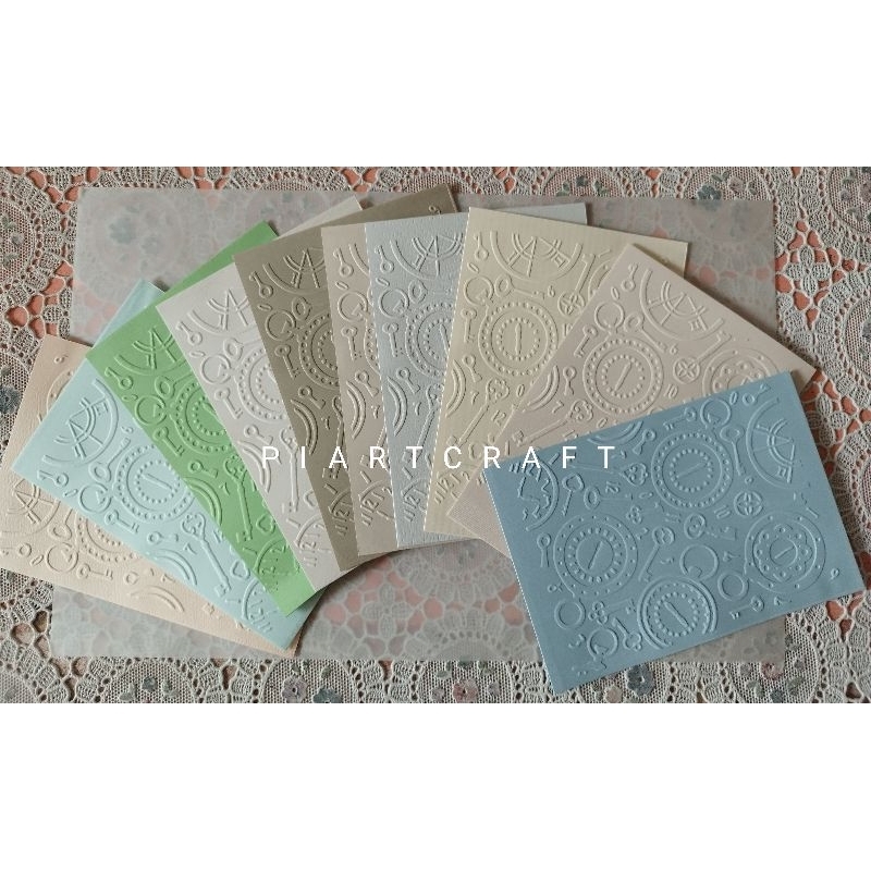 

Kertas background emboss (5) - DIY Scrapbook / journal / kartu ucapan / background foto