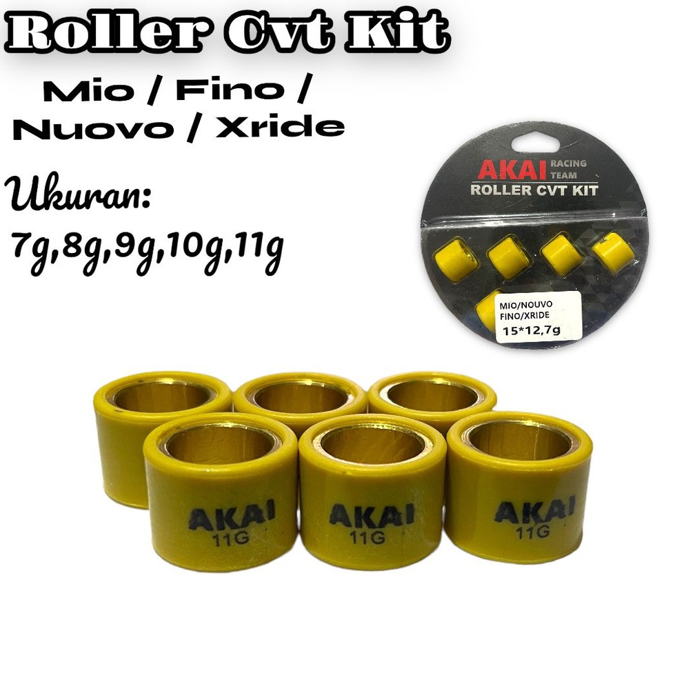 ROLLER AKAI RACING HONDA beat deluxe /genio ROLLER PCX /VARIO 125/VARIO 125/150/160 nmax new aerox dll