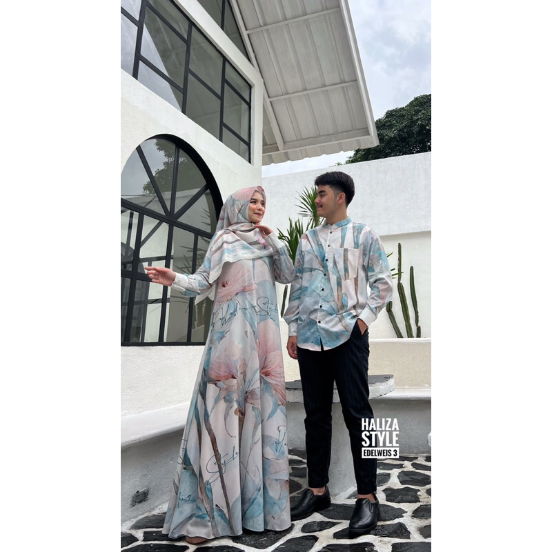 Edelweis 3 dan 4 by Haliza Style|Abaya| Abaya motif|Sarimbit haliza| sarimbit 2023|