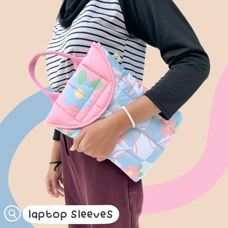 laptop sleeves / sarung laptop - puffy muffy | la.ideas