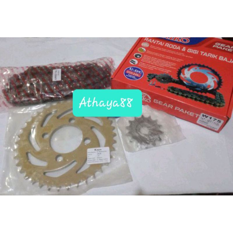GEAR GIR SET GIR PAKET RIKO KAWASAKI  W175