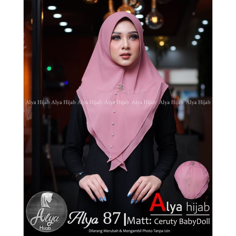 Hijab Alya kode *87* Ori Alya hijab
