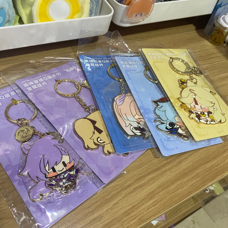 [READY] Genshin Impact Chibi Metal Keychain