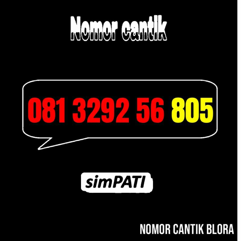Nomor Cantik Simpati Rapi 805 8055 80555
