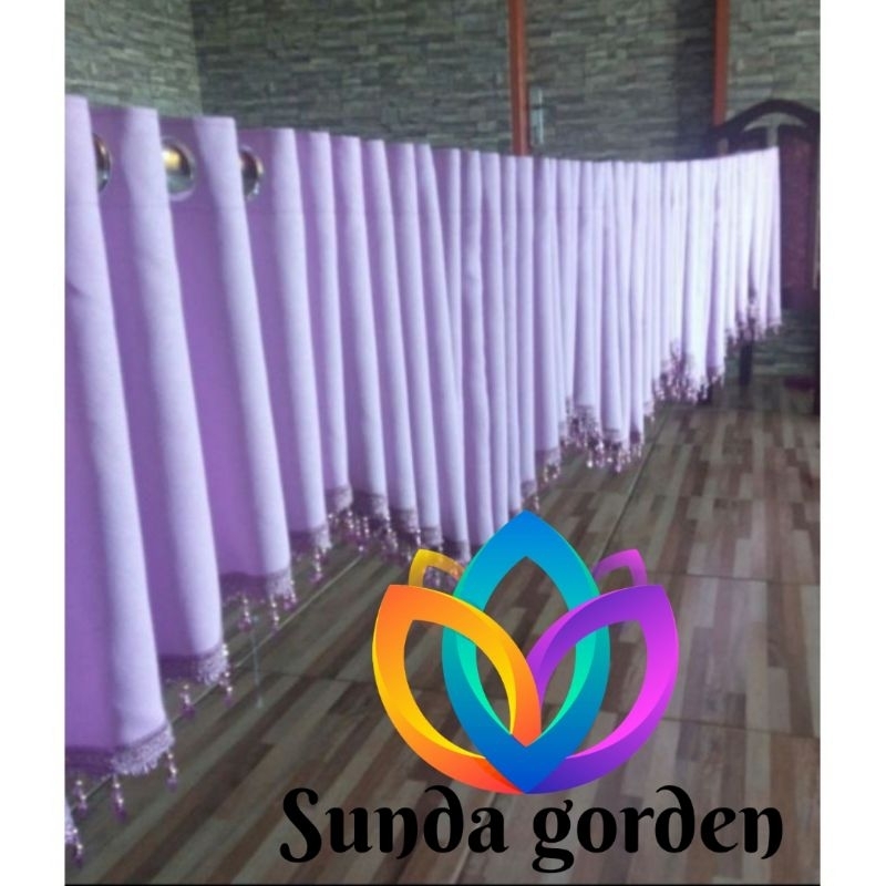 gorden poni ukuran custom warna ungu