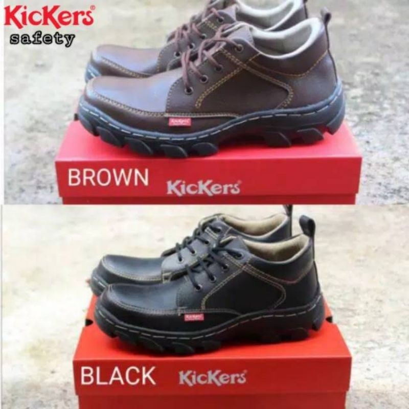 sepatu boots pria ujung besi