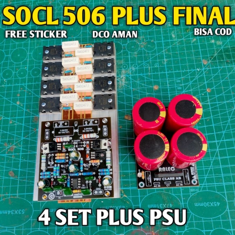 SOCL 506 PLUS FINAL 4SET TOSHIBA PLUS ELCO 80V10000UF